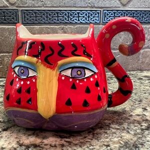 Laurel Burch 2014 Red Fantasticat Mug